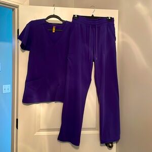 Purple wonderwink by Aero scrubs